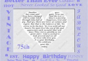 Happy 75th Birthday Quotes Happy Birthday Poems for Daughter the Happy 75th