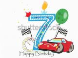 Happy 7th Birthday Banner Clipart Seventh Birthday Stock Images Royalty Free Images