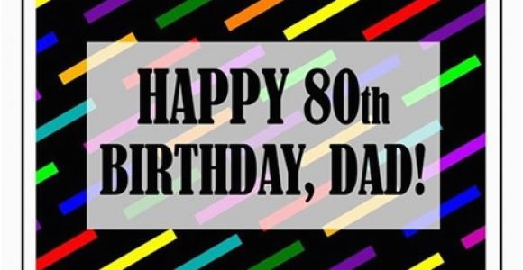 Happy 80th Birthday Banners 80th Birthday for Dad Banner by Birthdayhumor1