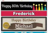 Happy 80th Birthday Banners 80th Birthday Ideas Best Party Ideas Gifts and Invitations