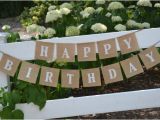 Happy 80th Birthday Dad Banner Happy Birthday Banner Birthday Banner Burlap