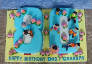 Happy 80th Birthday Dad Banner Yochana 39 S Cake Delight Happy 80th Birthday Dad Grandpa