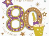 Happy 80th Birthday Decorations Happy 80th Birthday Greeting Card by Talking Pictures