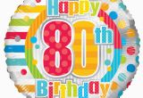 Happy 80th Birthday Decorations Radiant Happy 80th Birthday Balloon Easy Florist Supplies