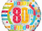 Happy 80th Birthday Decorations Radiant Happy 80th Birthday Balloon Easy Florist Supplies