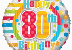 Happy 80th Birthday Decorations Radiant Happy 80th Birthday Balloon Easy Florist Supplies