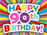 Happy 90th Birthday Decorations Quot Quot Happy 90th Birthday Quot Card Party Invitation Card Message