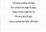 Happy 90th Birthday Quotes 90th Birthday Verses or Quotes Quotesgram
