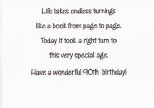 Happy 90th Birthday Quotes 90th Birthday Verses or Quotes Quotesgram