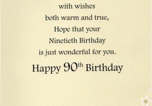Happy 90th Birthday Quotes Happy 90th Birthday Greeting Card Lovely Greetings Cards