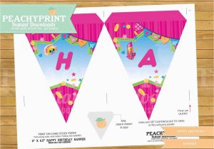 Happy 9th Birthday Banners Shopkins Banner Instant Download by Peachyprint On Etsy