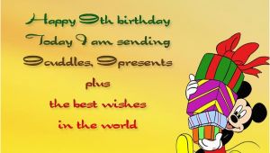 Happy 9th Birthday to My son Quotes Happy 9th Birthday Wishes Occasions Messages