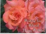 Happy Belated Birthday Flowers Belated Birthday Pictures Images Graphics for Facebook