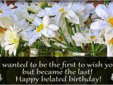Happy Belated Birthday Flowers Happy Belated Birthday Pictures Images Commentsdb Com