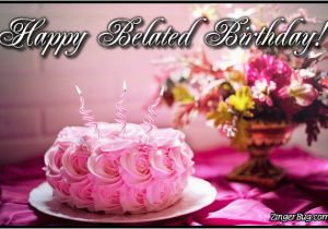 Happy Belated Birthday Flowers Happy Birthday Glitter Graphics Comments Gifs Memes and