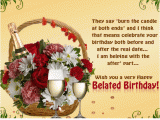 Happy Belated Birthday Quotes for Friends Best Happy Birthday Card Wishes Friend Friends Sayings