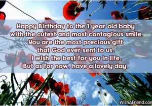 Happy Birthday 1 Year Old Quotes Happy Birthday Baby Boy Quotes Quotesgram