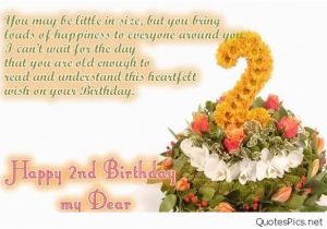 Happy Birthday 2 Year Old Quotes Happy 2nd Wedding Anniversary Pics Cards Sayings