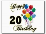 Happy Birthday 20 Years Old Quotes 40 20th Birthday Wishes