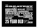 Happy Birthday 25 Years Old Quotes 25th Year Birthday Quotes Quotesgram