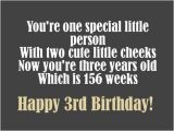 Happy Birthday 3 Year Old Quotes 3rd Birthday Messages and Poems to Write In A Card Holidappy