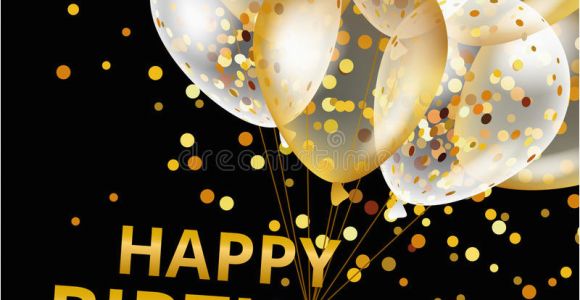 Happy Birthday 49ers Banner Balloons Happy Birthday Stock Vector Illustration Of