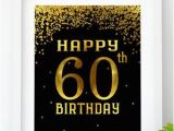 Happy Birthday 60 Banner Instant Download Cheers to 60 Years Printable 60th Birthday