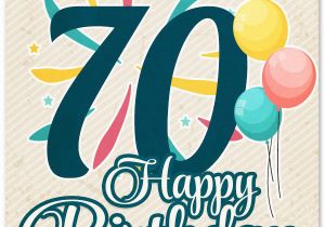 Happy Birthday 70 Years Old Card 70th Birthday Wishes and Birthday Card Messages Wishesquotes