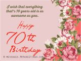 Happy Birthday 70 Years Old Card 70th Birthday Wishes and Messages 365greetings Com