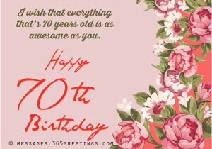 Happy Birthday 70 Years Old Card 70th Birthday Wishes and Messages 365greetings Com