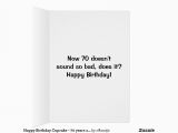 Happy Birthday 70 Years Old Card Happy Birthday Cupcake 70 Years Old Greeting Card Zazzle