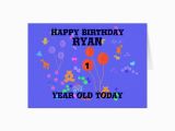 Happy Birthday 8 Year Old Card Happy Birthday 1 Year Old Boy Card Zazzle