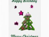 Happy Birthday and Merry Christmas Card Christmas Birthday Seeing Stars Dec 25 Card Zazzle