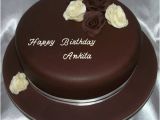 Happy Birthday Ankita Quotes Rose Chocolate Birthday Cake for Ankita
