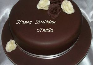 Happy Birthday Ankita Quotes Rose Chocolate Birthday Cake for Ankita