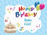 Happy Birthday Baby Girl Cards 33 Cute Baby Girl Birthday Wishes Picture Image
