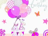 Happy Birthday Baby Girl Cards Happy 1st Birthday Baby Girl Card Www Imgkid Com the