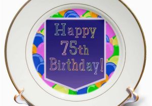 Happy Birthday Balloon Banner asda 3drose Balloons with Purple Banner Happy 75th Birthday