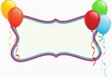 Happy Birthday Balloon Banner Clipart Birthday Holiday Banner with Balloons Png Clipart