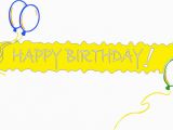 Happy Birthday Balloon Banner Clipart Happy Birthday Banner Yellow Holiday Birthday Happy