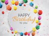 Happy Birthday Balloon Banner New Look Color Glossy Happy Birthday Balloons Banner Background