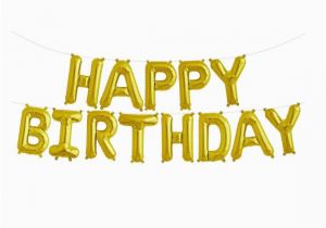 Happy Birthday Balloon Banner Tesco Items Similar to Happy Birthday Banner Gold Happy Birthday