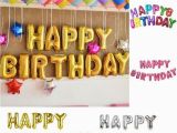 Happy Birthday Balloon Banner Uk 16 Quot Happy Birthday Letters Foil Balloon Self Inflating