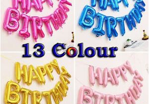 Happy Birthday Balloon Banner Uk Uk Banner Bunting Large Happy Birthday Self Inflating