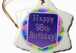 Happy Birthday Balloon Banner Walmart 3drose Balloons with Purple Banner Happy 98th Birthday