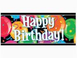 Happy Birthday Balloon Banner Walmart Bravo Balloons Quot Happy Birthday Quot Plastic Wall Banner 5 X 2