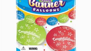 Happy Birthday Balloon Banner Walmart Pioneer Balloon Pbn11191bn Congrats Party Banner Balloons