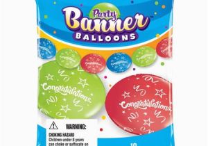 Happy Birthday Balloon Banner Walmart Pioneer Balloon Pbn11191bn Congrats Party Banner Balloons