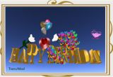 Happy Birthday Banner 3d Second Life Marketplace Ilug Happy Birthday Banner 3d
