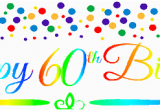 Happy Birthday Banner 50s Cakesupplyshop Item 060rpb Happy 60th Birthdayrainbow Wall